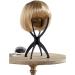 High-Quality Portable Wig Stand Holder | 6 Stucco Plastic Wig Dryer & Display Holder - Movable & Durable Black Design - Buy Online on GoSupps.com