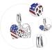 COHEALI 1pc Love Flag Pendant Flags American Flag Fashion Jewelry Bracelet Decor Wrist S925 United States - Buy Online on GoSupps.com