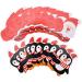 WHAMVOX 50 Pieces Candy Lollipop Decoration Candy Lollipop Decorations Christmas Card - Buy Online on GoSupps.com