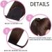 SEGO 18 Clip-In Ponytail Hairpiece & Braid Extensions - Real Remy Hair Medium Brown 90g - Buy Online on GoSupps.com