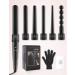 LOETAD 6-in-1 Curling Iron with LED Screen - Adjustable Temperature 80 C to 230 C Tourmaline & Ceramic for Perfect Curls | International Shipping - Buy Online on GoSupps.com