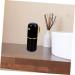 Travel Toothbrush Cup Set - Portable Gilded Mouthwash & Toothpaste Holder - Black 20x7.5CM for International Shipping - Buy Online on GoSupps.com