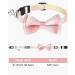 Tagme Personalized Cat Collar with Name & Phone Number - Safe Closure & Bell - Baby Pink Plaid - Perfect for Kittens - Buy Online on GoSupps.com