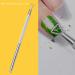 Triangle Head Nail Gel Polish Remover Tool Stainless Steel Stick Rod Cuticle Pusher Lacquer Cleaner Nail Art Care Tool - Buy Online on GoSupps.com