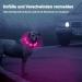 Nepfaivy Luminous Waterproof Dog Collar - USB Charging Adjustable LED Light with 3 Modes Safe & Stylish Pink Silicone for Dogs - Buy Online on GoSupps.com