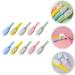 Healeved 40 Pcs Small Hair Brush Infant Comb Scalp Shampoo Brush - Newborn Comfortable Baby Brush Set - Assorted Colors - 13.5X3.9CM - Buy Online on GoSupps.com