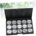 Healeved 3pcs 15 Empty Cosmetic Empty Eyeshadow Case Empty Eyeshadow Palette Cosmetic Cases for Traveling 1 count (Pack of 1) Silverx3pcs - Buy Online on GoSupps.com