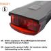 NEAN Bike Battery LED Rear Light with Brake Display | STVZO Approved Bicycle Light | 6 Candela Red Rear Lamp for Safety & Visibility - Buy Online on GoSupps.com