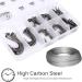 UCEC Circle Hooks 2X Strong Custom Offset Sport Fishing Hooks 150pcs/box - High Carbon Steel Octopus Hooks in Sizes #1-8/0 - Buy Online on GoSupps.com