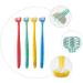 Healvian Infant Dental Oral Triple Clean Toothbrushes - 4pcs Kids Soft Toothbrush Set for Children and Toddlers - Buy Online on GoSupps.com