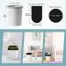 Fyy Garbage Bags - 8 Gallon Waste Bags for Bathroom Kitchen Office | 80 Pieces (4 Rolls) | Durable Black Trash Bags 60x64.5 cm - Buy Online on GoSupps.com
