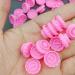 Mulutoo 400 Pcs Eyelashes Extension Volume Lashes Fan Blossom Cups - Pink | Quick Blossom Cup Glue Holder and Lash Organizer Tool for Eyelash Grafting & Nail Art - Buy Online on GoSupps.com