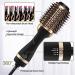 3-in-1 Hair Dryer Brush Styler & Volumizer | Fast Drying, Straightening, Curling | 3 Adjustable Settings | Golden - Buy Online on GoSupps.com