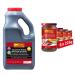 Lee Kum Kee Gluten free Oyster Sauce 2.31 Kg & Char Siu Sauce 225g (Pack of 6) Oyster Sauce + Char Siu Sauce 225g (Pack of 6)