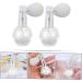 Balacoo 6 Pcs Spray Glitter Makeup Highlighter Glass Perfume Makeup Powder Spray Tool Makeup Tools Round Whitex3pcs 7.5x6cmx3pcs - Buy Online on GoSupps.com