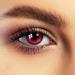 Comfort contact lenses very strongly covering and natural-colored contact lenses: Love language red with container-1 pair (2 pieces)-Dia 14.50