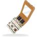Shop Ethnic Style Floral Leather Lipstick Case | Mini Lip Gloss Organizer with Mirror - International Shipping - Buy Online on GoSupps.com