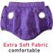 Joydaog Winter Dog Jacket - Lined Fleece Windproof & Soft Puppy Vest in Violet Size M - Ideal for Cold Weather - Buy Online on GoSupps.com