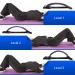 HONGJING Back Stretcher with Acupressure Massage - Back Pain Relief for Herniated Disc, Sciatica, Scoliosis - Lumbar Traction Spine Deck in Purple - Buy Online on GoSupps.com