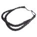 Gledola Double Three Strands Braid Headband Synthetic Hair Plait Headband for Women Hair Accessory (Natural Black)