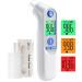 Ear Thermometer Digital Ear Thermometer for Kids and Adults High Accuracy Baby Thermometer with 1s Result 3-Color Coded and 30 Memory Recall Easy to Use with 21 Disposable Probe Covers White
