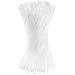Whisverse 100 Pcs Clear Acrylic Lollipop Sticks Reusable Lollipop Sticks for Making Lollipops, Cakes, Lollipops, Chocolates 15.2