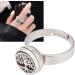 Stainless Steel Diffusorringe for Essential Oils | Aesthetic Aromatherapy Jewelry for Women & Girls | Portable Gift Idea (R36-3) - Buy Online on GoSupps.com