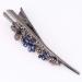 FRCOLOR Rhinestone Duckbill Clips - Dark Blue Alligator Hair Clips for Women | Long Beak Clip for Stylish Hairstyles - Buy Online on GoSupps.com