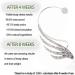 Jingling Acupressure Lose Earrings | Weight Loss & Stress Relief Angel Wings Earrings - Buy Online on GoSupps.com