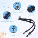 Slowton Adjustable Double Dog Leash for 2 Dogs 360 Rotatable Reflective No Splinters Perfect for Small Dogs (3-9 kg) Blue - Buy Online on GoSupps.com