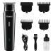 KEMEI Black Hair Clippers for Men Electric Cordless Clippers for Hair Cutting Professional Barber Clippers USB Rechargeable Wireless Haircut Clippers km-1115