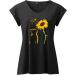 Womens Funny Letter Print Graphic Tee Shirt, Short Sleeve Dressy Casual Top - Black, Size Large - Buy Online on GoSupps.com