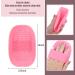 Silicon Makeup Brush Cleaning Mat - Portable Pink Makeup Brush Cleaner Pad - Buy Online on GoSupps.com