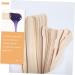 Beaupretty 400 PC Waxed Wooden Sticks - Wax Applicator Spatula for Makeup & Home Accessories - Buy Online on GoSupps.com