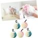 Housoutil Kid Body Wash Set - 5pcs Kids Bath Accessories Mesh Sponge & Scrubber for Easy Showering | Korean Version Tennis Child Bath Ball - Buy Online on GoSupps.com