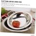 PRETYZOOM Dry Pot Amphora Hot Pot Chaffing Dishes Stainless Steel Cookware Flat Bottom Wok Pan Non Stick Frying Pans Stainless Steel Saute Pan Cookware for Kitchen Home Accessory 28X28X5.5CM Silver - Buy Online on GoSupps.com