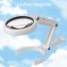 Portable with Light and Stand 8 LED Handheld Foldable Reading Magnifier Full of Stars - Buy Online on GoSupps.com