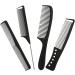 SLIPPET 4-Piece Hair Comb Styling Set for Men and Women - Fine & Wide Tooth, Rat Tail, Cutting, Parting Comb - Anti-Static Combs for Dry/Wet, Fine/Curly Hair - Buy Online on GoSupps.com