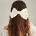 8Pcs Big Bow Hair Clips Set - Solid Color Large Hair Bow Pins for Women & Girls | French Barrettes with Long Satin Ribbon | Hair Accessories for Lolita Party | Mother's Day Gift - Buy Online on GoSupps.com