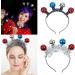 TQUXNGA Disco &Tinsels Shape Headband for Women Fashion LED Hair Hoop Christmas Party Hairband Woman Hair Accessories - Buy Online on GoSupps.com