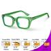 VISOONE Trendy Blue Light Blocking Glasses - Square Spring Hinge | Anti-Computer Glare for Gaming | Stylish Eyewear for Women & Men | YALE - Buy Online on GoSupps.com