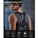 Posture Corrector Back Brace for Men & Women | Upper Spine Support & Pain Relief | Black - Buy Online on GoSupps.com