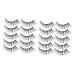 Beavorty 20 Pairs Fake eyelashes makeup mascara kit para pesta as eyelash mascara fake lashes bulk eyelashes 1 count (Pack of 1) As Shownx2pcs