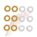 Beavorty 20st finger massage ring pink bathroom accessories spiky sensory stress reduce sensory acupressure finger rings sensory fingertips mini tools