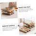 UPKOCH Food Containers 1pc egg storage box refrigerator containers Deviled Egg Tray Auto Scrolling Down Holder multi-layer Eggs Storage Tray - Buy Online on GoSupps.com