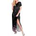 Gufesf Women's Maxi Dress 2023 - Summer Casual Sundress with Pockets | Hawaiian Beach Style | Short Sleeve, Long Length | Purple Large - Buy Online on GoSupps.com