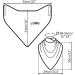 Care Designs Large Adult Neckerchief Bib | Waterproof & Washable | Stylish & Dignified Clothing Protector for Elderly Men & Women - Buy Online on GoSupps.com