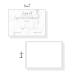 Press On Nail Sizing Card - 30 Pack | Large 5x7 Postcard | Marble Design | Nail Kit Supplies - Buy Online on GoSupps.com