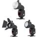 Godox S-R1 Adapter: Round Flash Head Modifier for V860II, V850II, TT685 & TT600 Speedlights - Buy Online on GoSupps.com