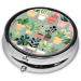 Bonsai Plantround Pill Box - 3 Compartment Portable Travel Pill Organizer for International Shipping - Buy Online on GoSupps.com